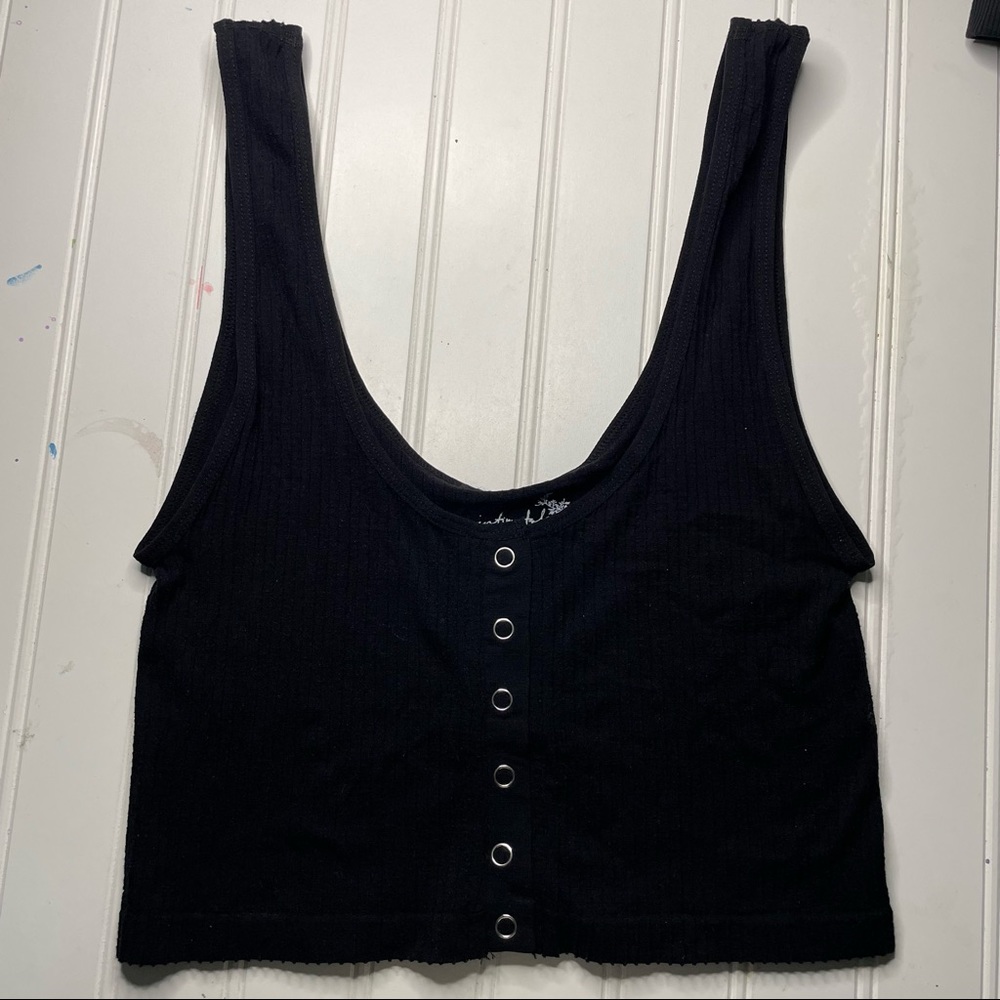 Intimately free people cropped ribbed tank, XS/S